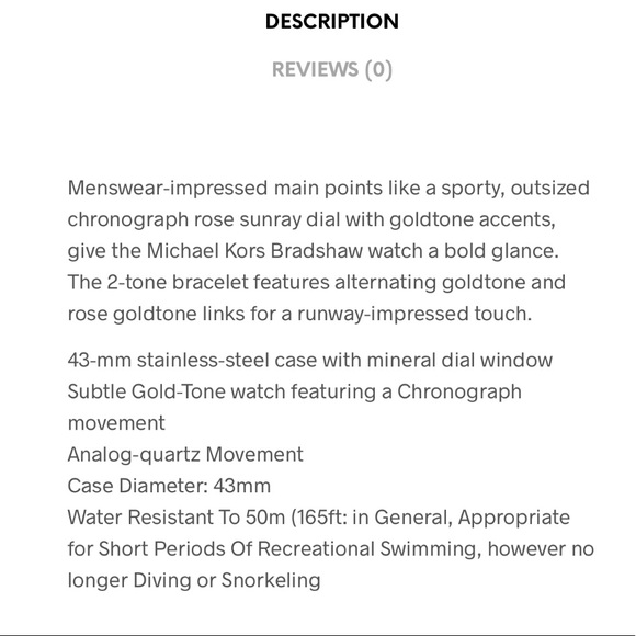 MICHAEL KORS Bradshaw Chronograph Watch—Gold/Rose - Picture 11 of 11